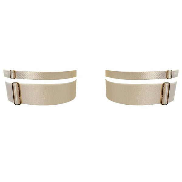 Packshot du dos des Garters Wide Strap couleur Crème