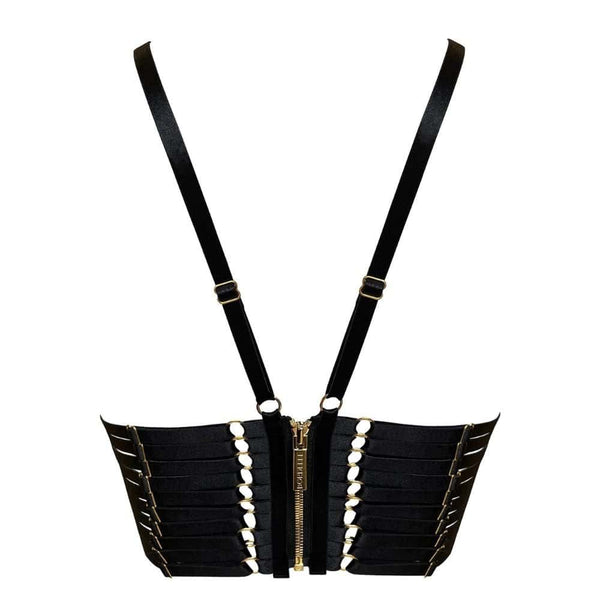 Packshot du Dos du Crop Top Noir
