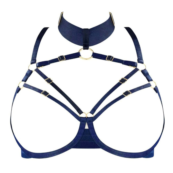BORDELLE Signature - Soutien-gorge Ouvert Navy