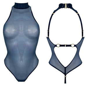 BORDELLE Signature - Body Résille Navy