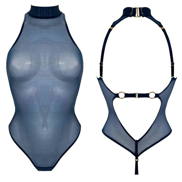 BORDELLE Signature - Body Résille Navy