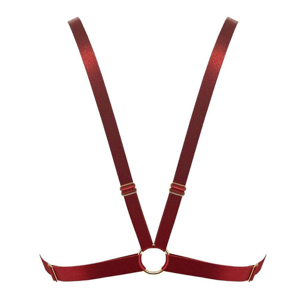 Soutien-Gorge Triangle en Résille rouge