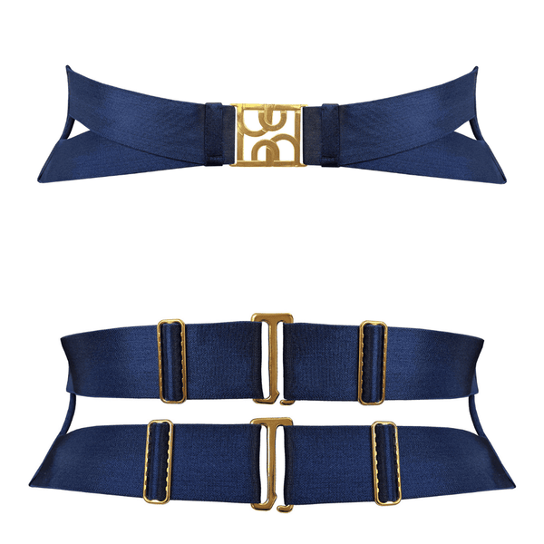 BORDELLE SS24 - ACCESSORIES Ceinture navy