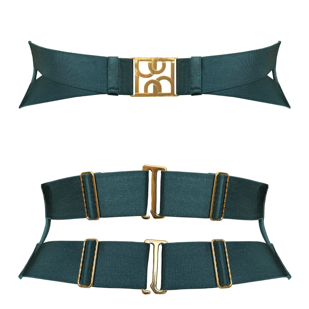 BORDELLE SS24 Vero - ACCESSORIES Ceinture vert Eden