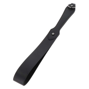 Slapper Forme ceinture en cuir véritable noir