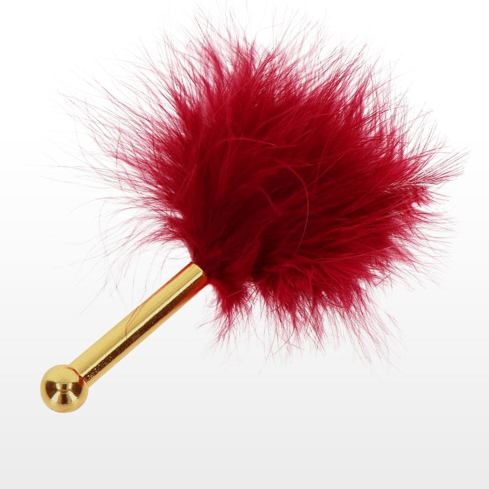 Packshot d'un Tickler en Plumes Rouges