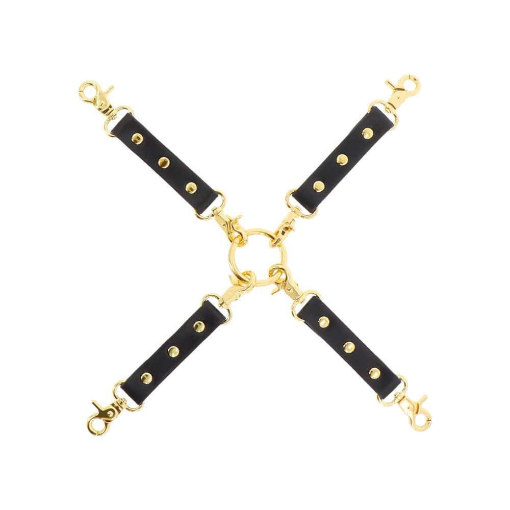 Hogtie en Simili cuir Finitions Dorées en Métal sans nickel