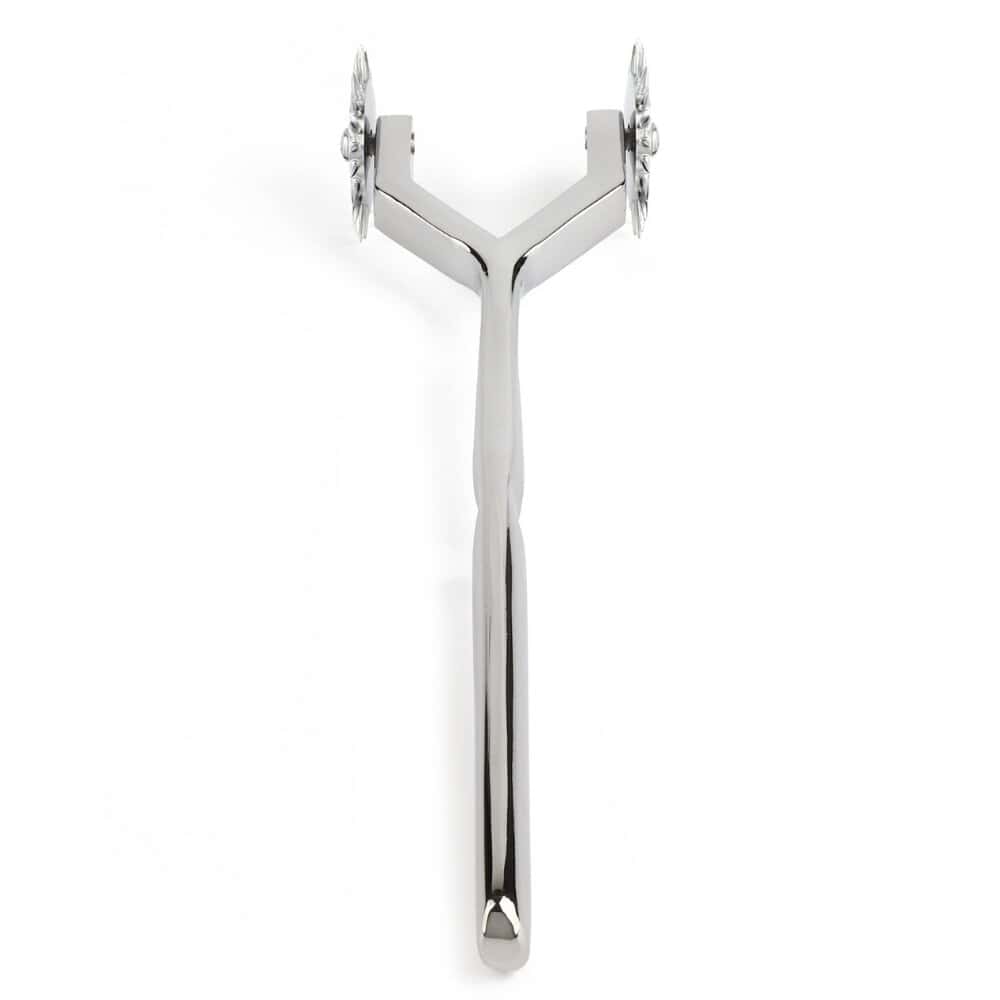 Doubles Roulettes multi-roues de Wartenberg en acier inoxydable Argenté pointes fines et affûtées pour jeu sensoriel