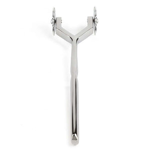Doubles Roulettes multi-roues de Wartenberg en acier inoxydable Argenté pointes fines et affûtées pour jeu sensoriel