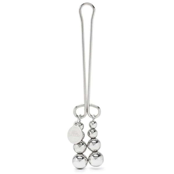 Pince pour Clitoris à traction en métal sans nickel argenté