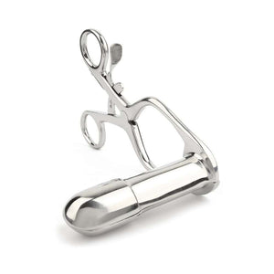Instrument de jeu médical Spéculum rectal pour une dilatation anale contrôlée en Acier inoxydable poli 15 cm