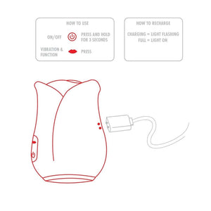 Stimulateur clitoridien rose en forme de bouton de fleur, au design lisse et arrondi, présenté sur fond blanc avec une finition soignée et moderne.