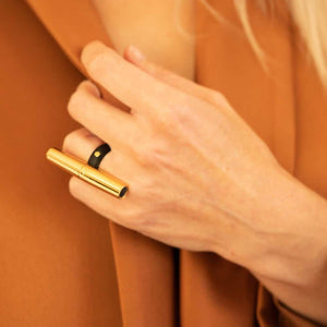 CRAVE - Vibrationsring 24kt Gold