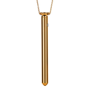 CRAVE - Halskette mit Vesper 2 Vibrator, 24 Karat Gold