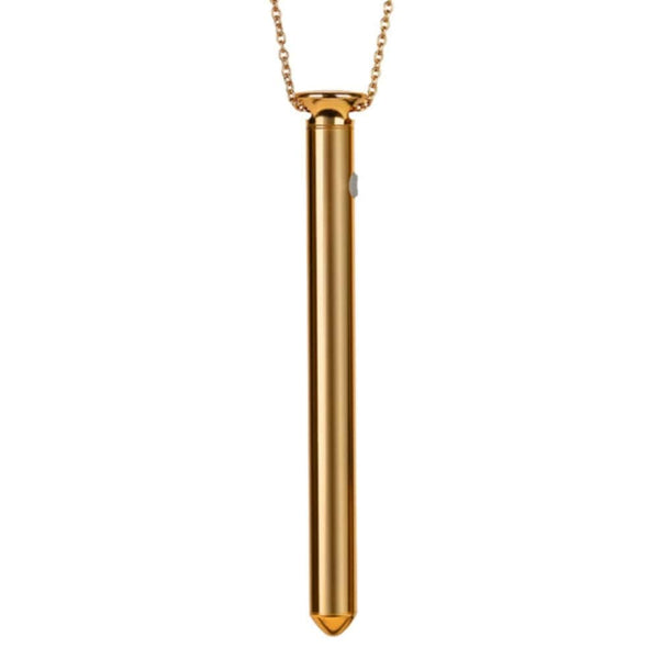 CRAVE - Halskette mit Vesper 2 Vibrator, 24 Karat Gold