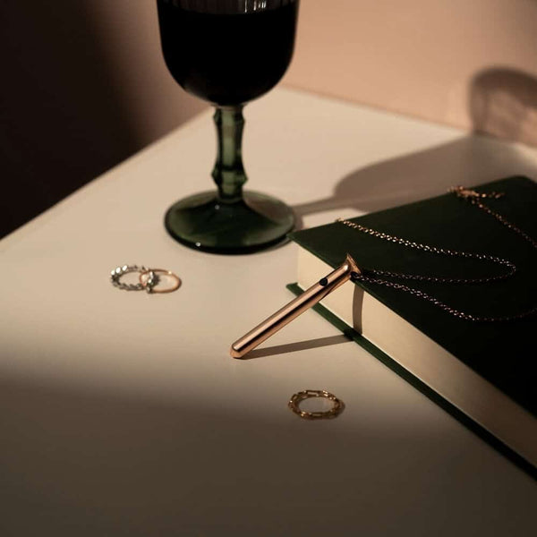 CRAVE - Vesper Mini Rose Gold Vibrating Necklace