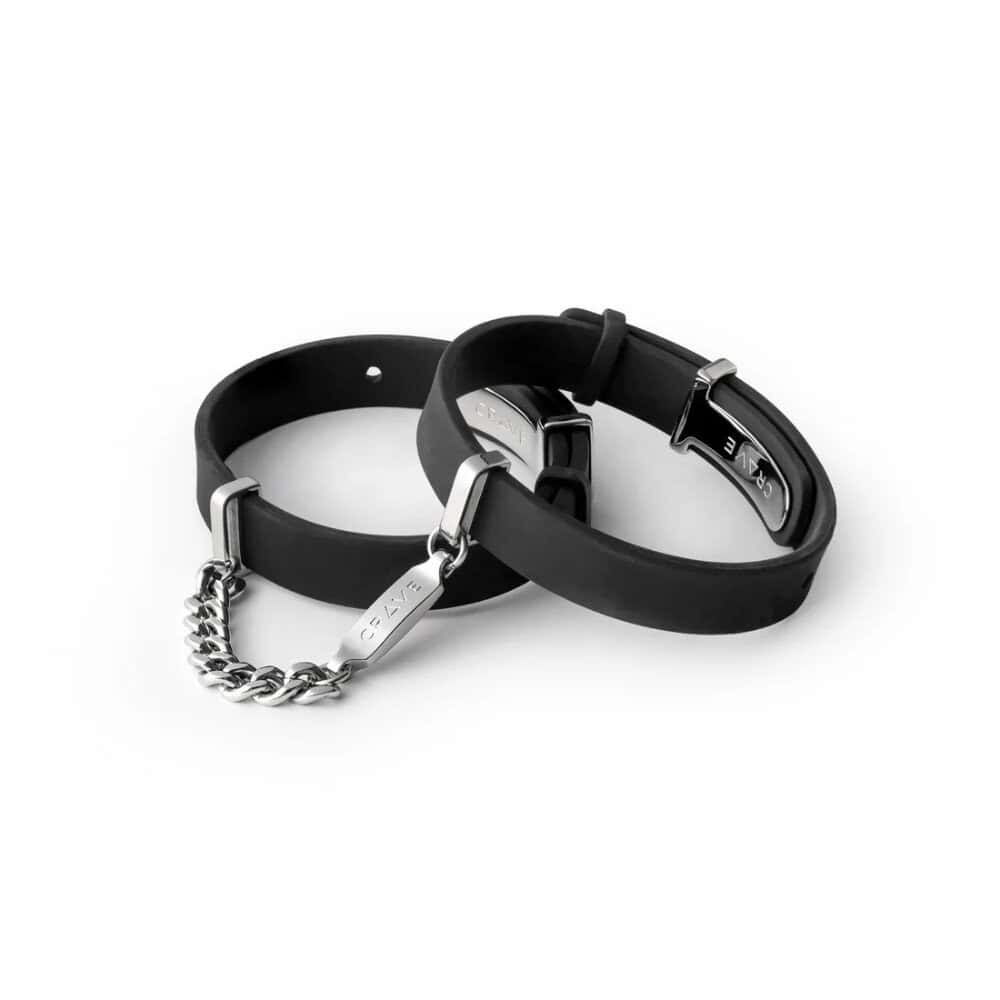 CRAVE - ID Bracelets Menottes Argent