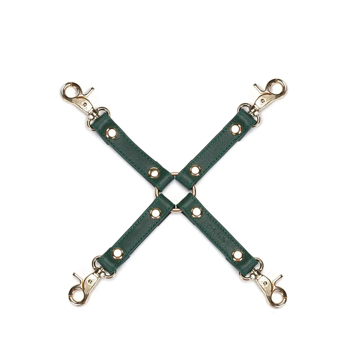 Packshot Hogtie Vert en Cuir et Or