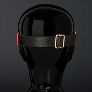 HOUSE of SXN - Masque Masca Rubra Rotes Leder