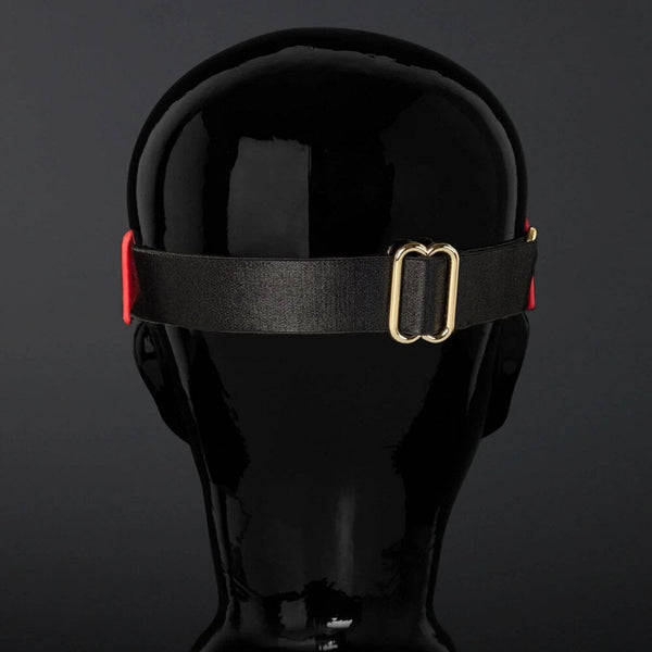 HOUSE of SXN - Masque Masca Rubra Rotes Leder