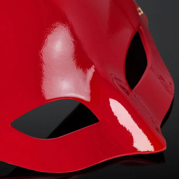 HOUSE of SXN - Masque Masca Rubra Rotes Leder