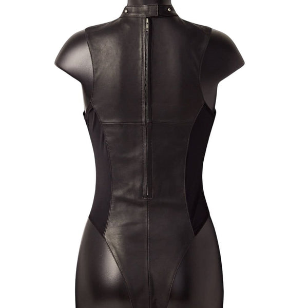 Photo Mannequin Body Ouvert Cuir Mouton Noir