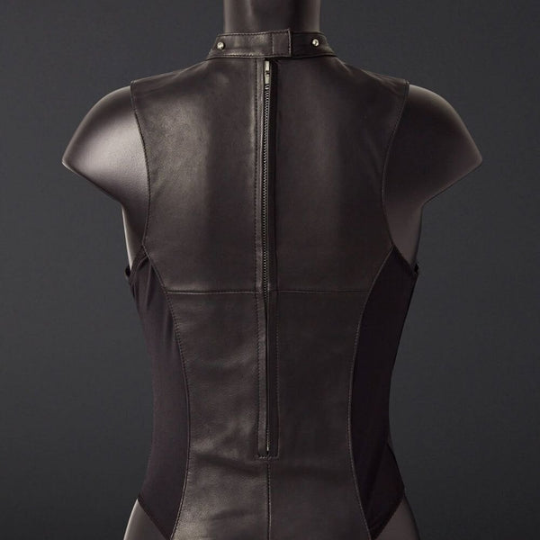 Photo Mannequin Body Ouvert Cuir Mouton Noir