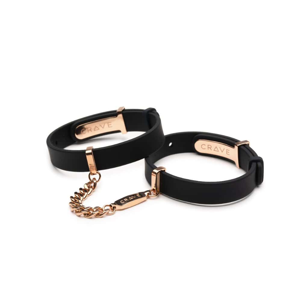 CRAVE - ID-Armbänder Handschellen Roségold