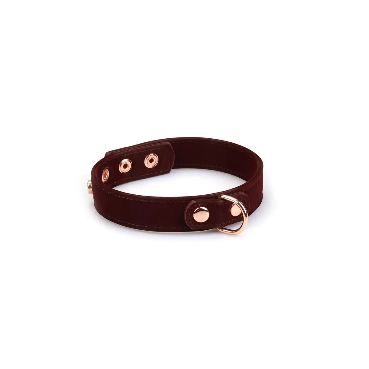 LIEBE SEELE - Metallic Bordeaux Breast Clamp Necklace