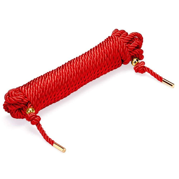 Corde de shibari LIEBE SEELE en polyester et coton, longueur 10 m, diamètre 6 mm. Conçue pour le bondage japonais, offrant souplesse et résistance.