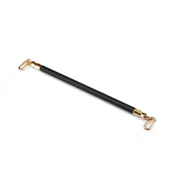 Barre d'écartement de 50 cm en Cuir Végan organosilicon PU Noir avec Détails Dorés et clips à dégagement rapide