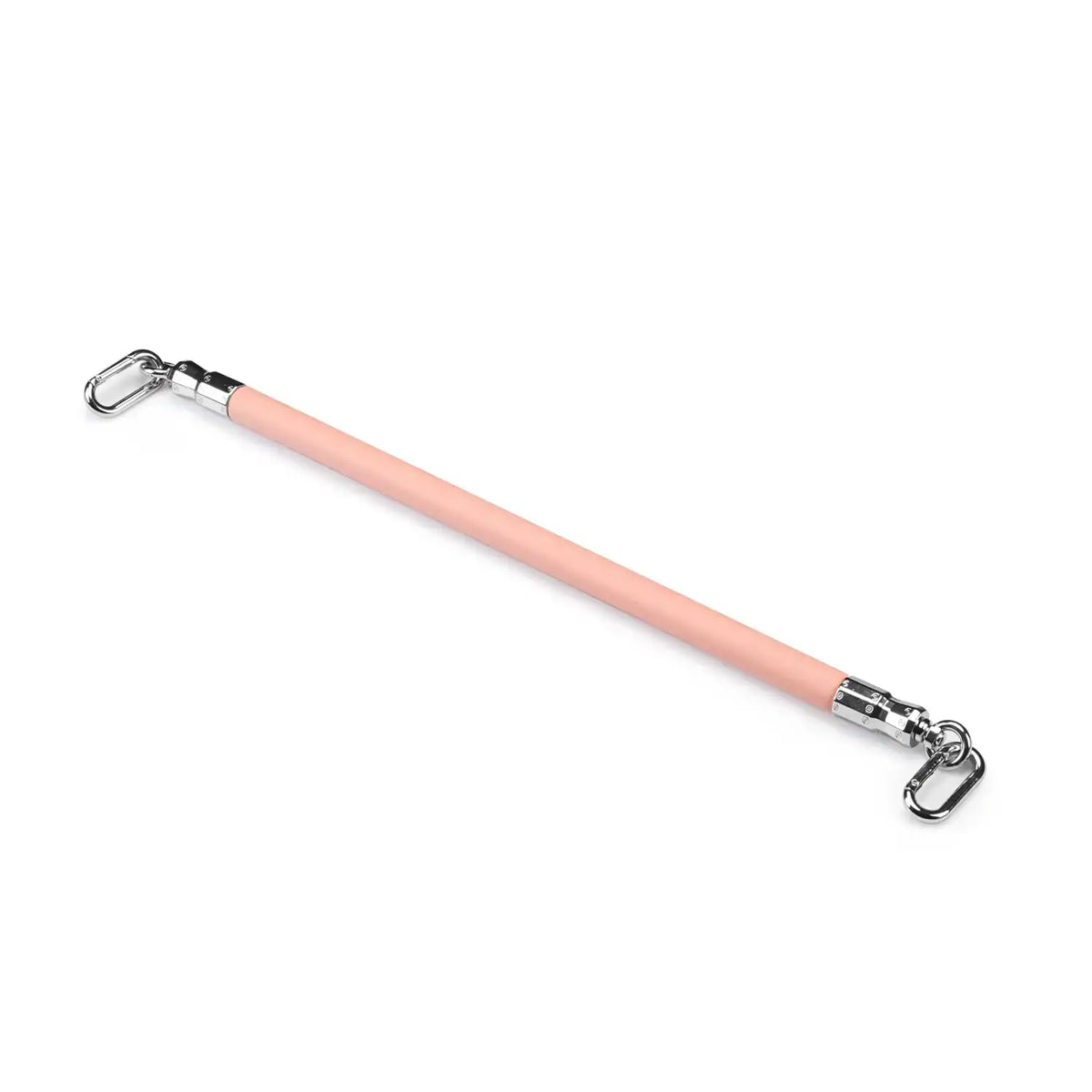 Barre d'écartement de 50 cm en Cuir vegan Organosilicon PU avec clips à dégagement rapide argenté