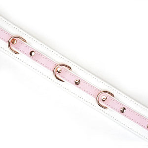 Packshot sur fond blanc du Collier et Laisse Fairy Rose de Liebe Seele.