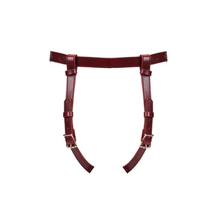 LIEBE SEELE - WINE RED Strap-On Harness