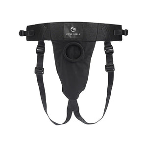 LIEBE SEELE - WINE RED Harness Strap-On with Dildo