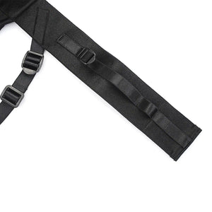 LIEBE SEELE - WINE RED Harness Strap-On with Dildo