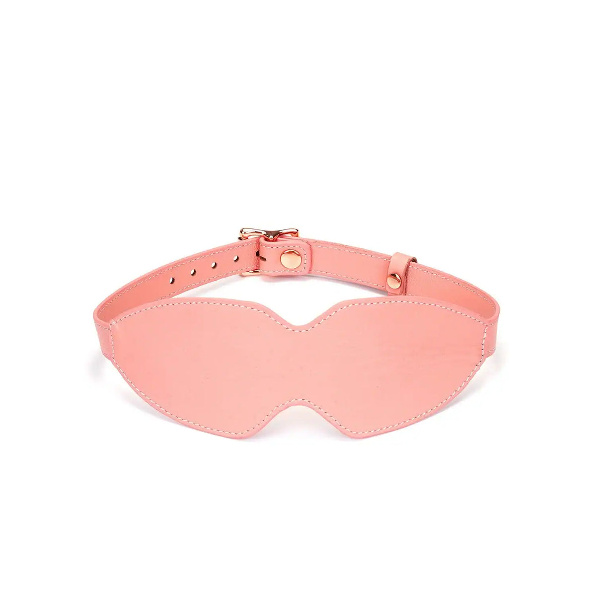 Packshot Bandeau Yeux Blindfoll Cuir Rose