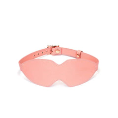 Packshot Bandeau Yeux Blindfoll Cuir Rose