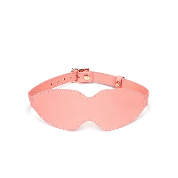 Packshot Bandeau Yeux Blindfoll Cuir Rose