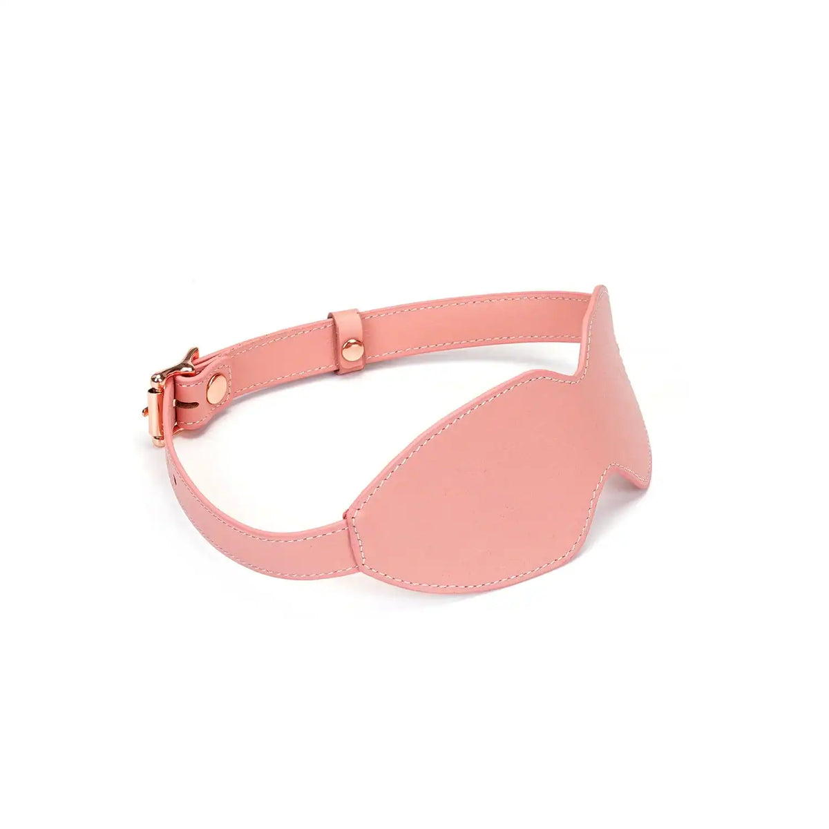 Packshot Bandeau Yeux Blindfoll Cuir Rose