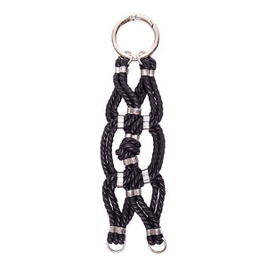 Bracelet en corde nouée Shibari bondage rouge Figure of A chez Brigade Mondaine