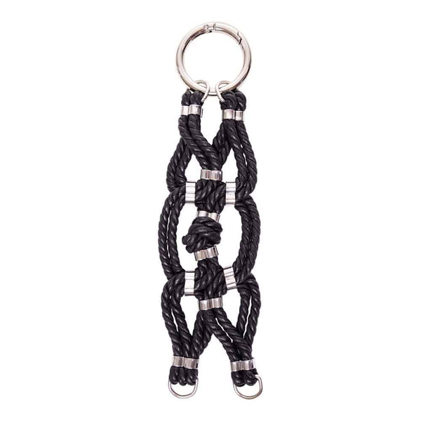 Bracelet en corde nouée Shibari bondage rouge Figure of A chez Brigade Mondaine