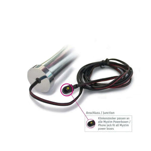 Plug électrostimulant OhThello en métal poli, design ergonomique et finition brillante, présenté sur fond clair, sélection Brigade Mondaine Paris.