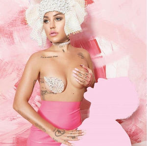Nippies Larme Cristaux Swarovski et Cuir Nappa