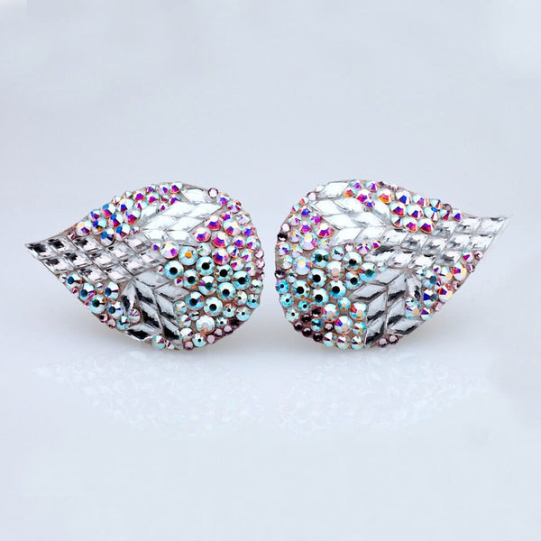Nippies Larme Cristaux Swarovski et Cuir Nappa