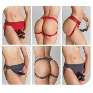 Le harnais lingerie Unique épouse les courbes et offre un maintien optimal. Conçu pour accueillir un dildo ou strap-on, il garantit un confort total avec sa ceinture ajustable et ses sangles.