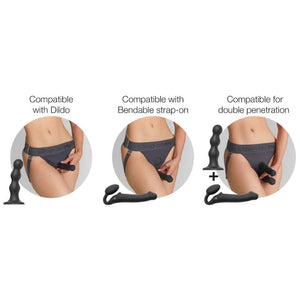 STRAP-ON-ME – Einzigartiges Lingerie-Geschirr in Grau