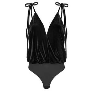 Packshot d'un body not en velour Undress Code.
