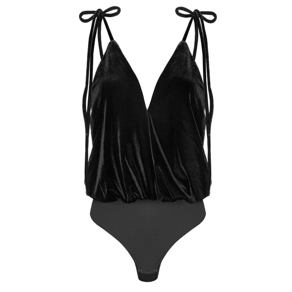 Packshot d'un body not en velour Undress Code.