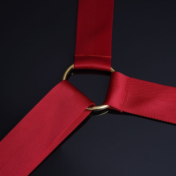Détail sur des Sangles Bondage Pour Lit en Rubans Rouges